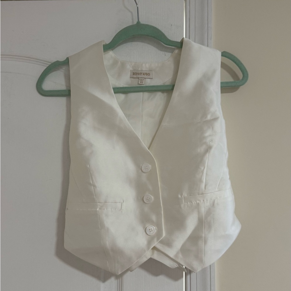 Revolve Ronny Kobo Foxy Vest XS NEW